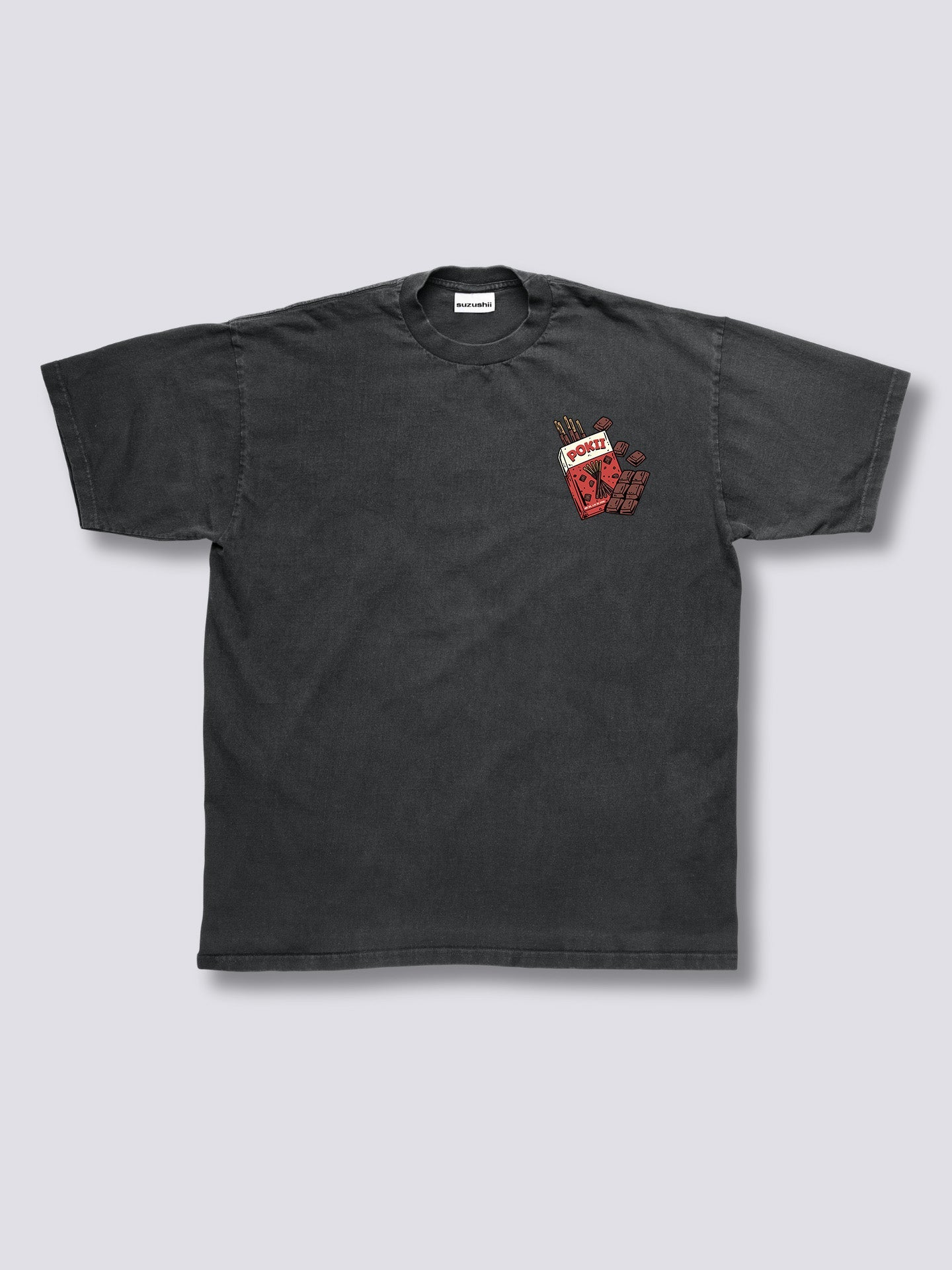 Chocolate Pokii Back Vintage T-Shirt