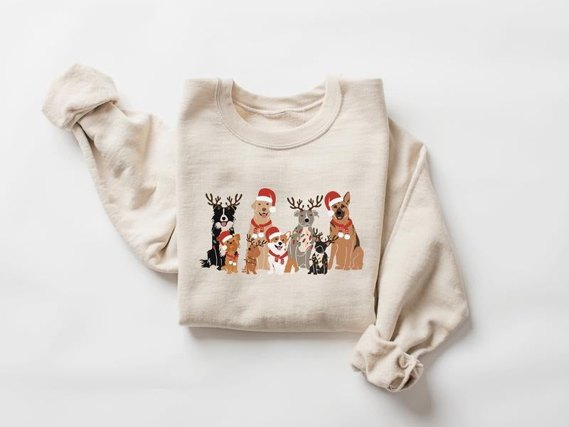 Christmas Dog Sweatshirt, Dog Owner Christmas Gift, Dog Christmas Sweatshirt, Christmas Sweater, Holiday Sweater, Christmas Shirt, Dog Gift