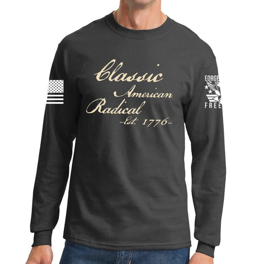 Classic American Radical Long Sleeve T-shirt Style001