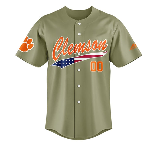 Clemson Baseball Military Jersey 2025 - Grishko.com
