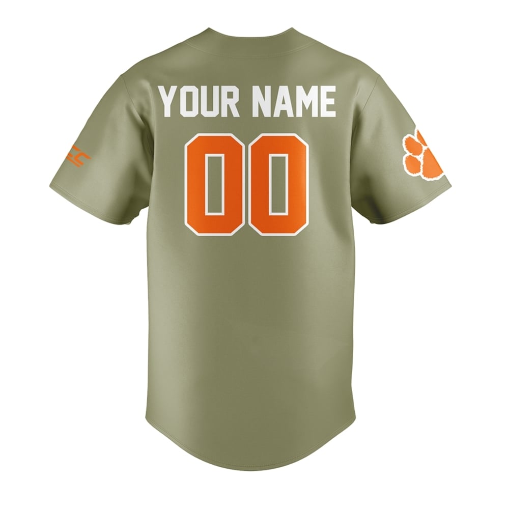 Clemson Baseball Military Jersey 2025 - Grishko.com