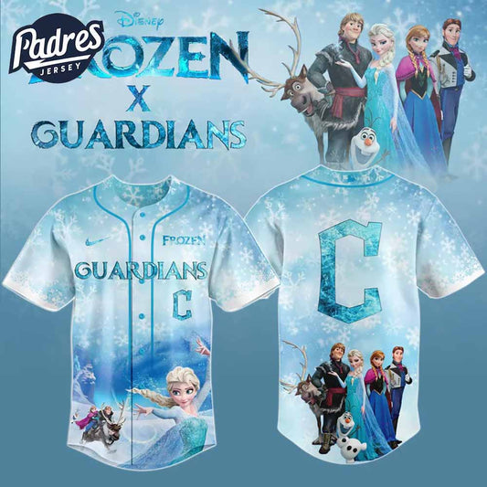 Cleveland Guardians x Frozen Baseball Jersey 2025 - Padres Jersey Oasis: Elevate Your Baseball Style Game