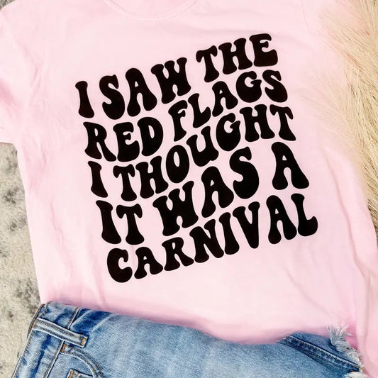 Comfort Colors Red Flags Graphic Tee