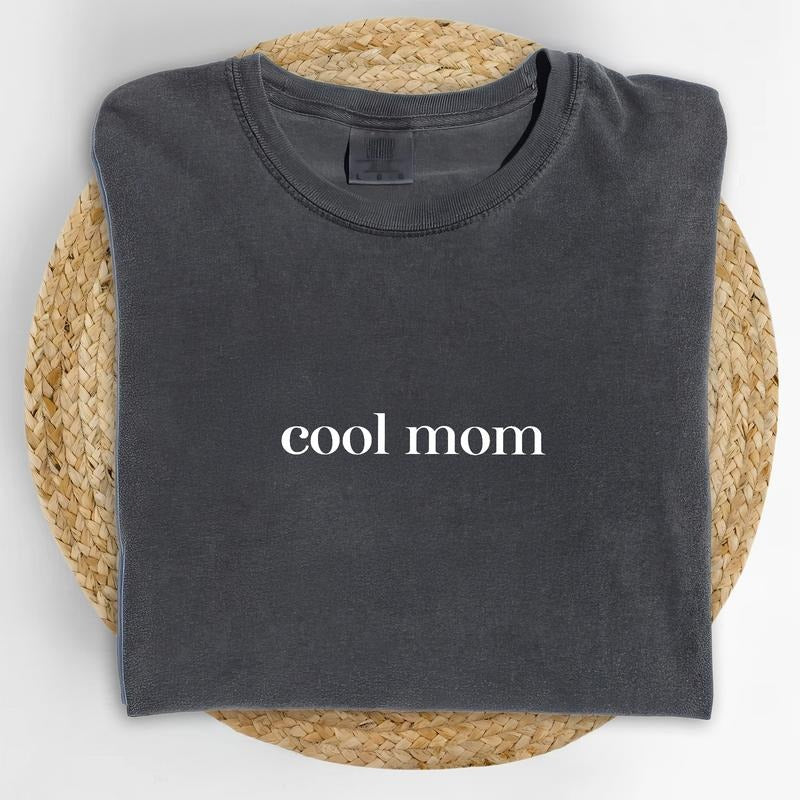 Cool Mom Comfort Colors Shirt, Cool Moms Club Graphic Tee, Mom Life Tee, Mama Appreciation T-shirt, Gift For Mom