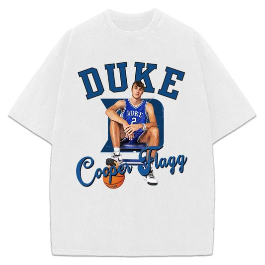 Cooper Rookie College Basketball Style Men T-Shirt Crewneck Cotton