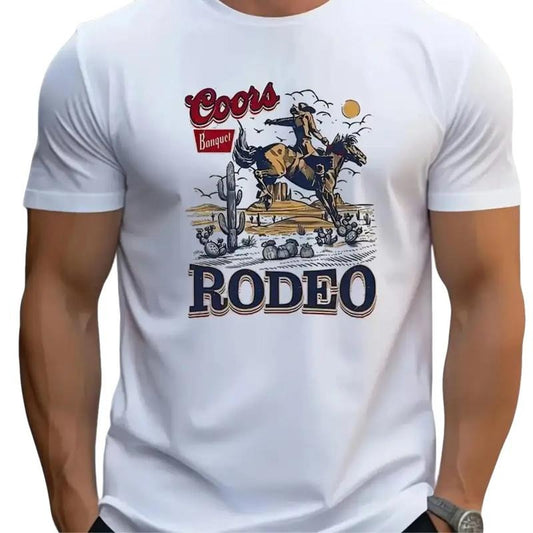 Coors Rodeo Shirt Coors Cowboy Shirt, Western Shirt, Desert Shirt, Rodeo Tee Shirt