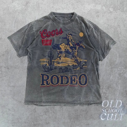 Coors Western Cowboy T-Shirt, Vintage 90s Graphic Western Shirt, Retro Coors Tee, Rodeo Oversize Cowboy Shirt, Wild West Gift, Cool Gift
