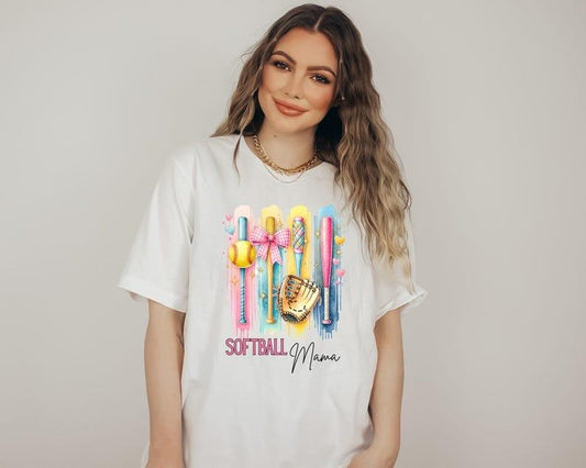 Coquette Softball  T-Shirt, Classic Retro Graphic Unisex Tee Gift For Men and Women