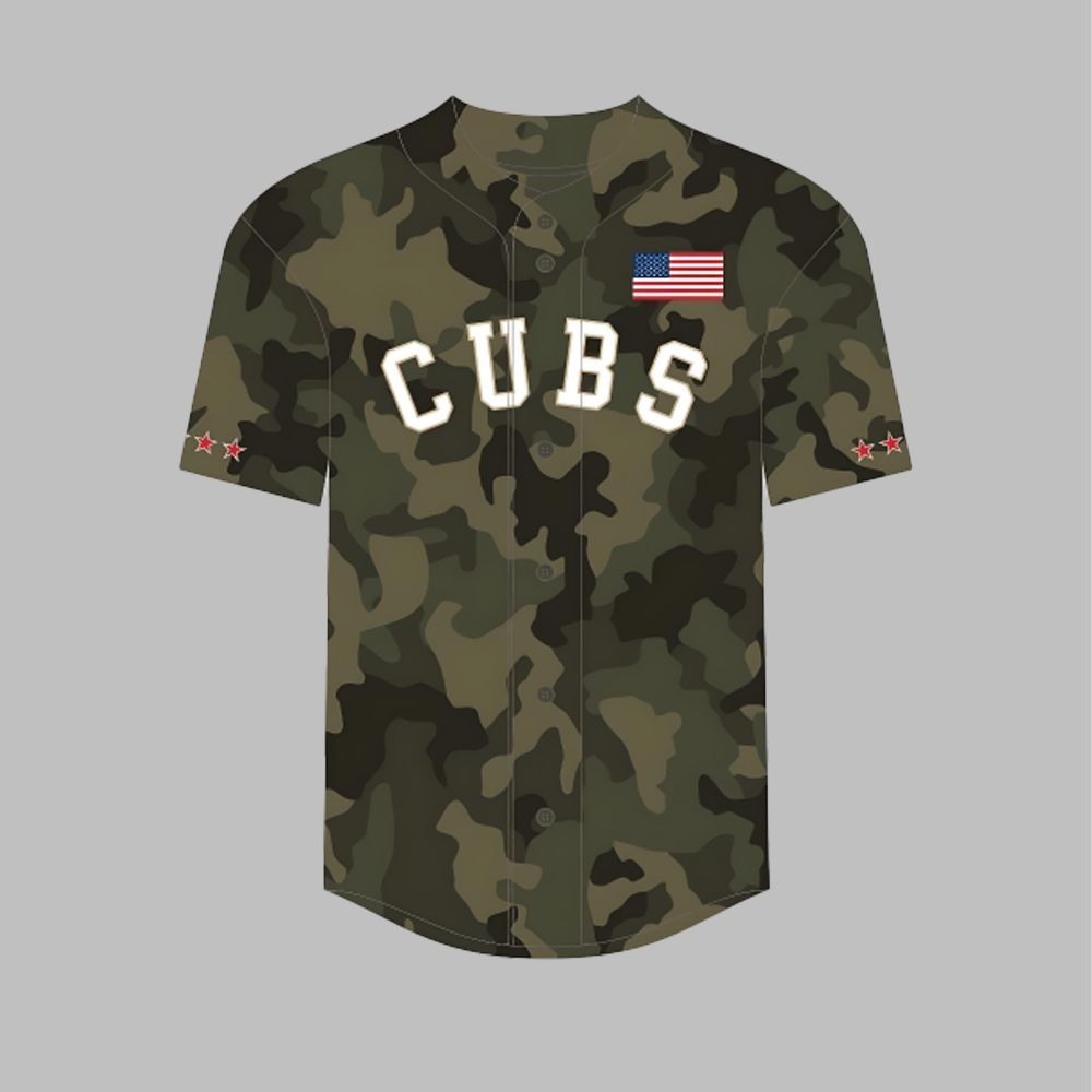 Cubs Armed Forces Jersey 2025 Giveaway - Grishko.com