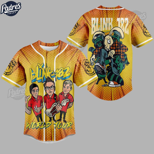 Custom Blink-182 Tour Baseball Jersey Style - Padres Jersey Oasis: Elevate Your Baseball Style Game
