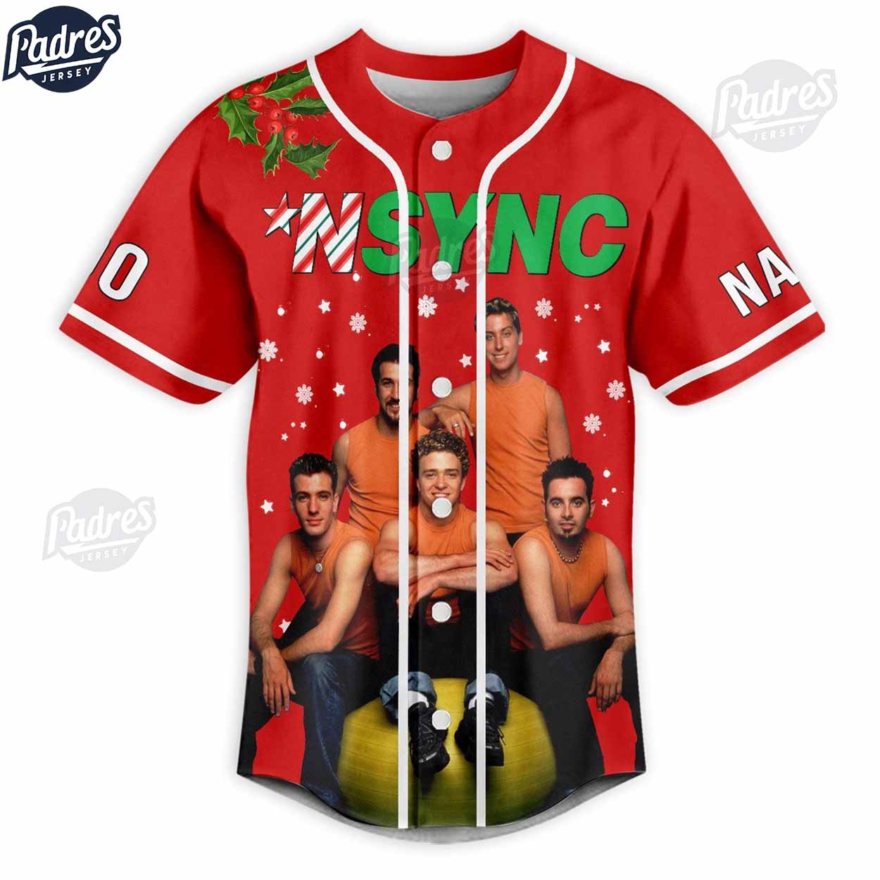 Custom Christmas NSYNC Tour Baseball Jersey - Padres Jersey Oasis: Elevate Your Baseball Style Game