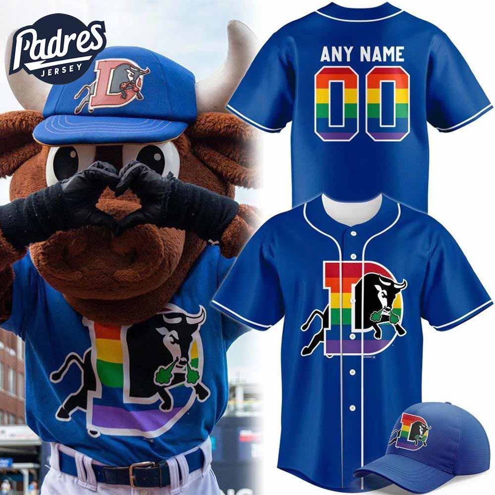 Custom Durham Bulls 2025 Pride Month Limited Edition Baseball Jersey - Padres Jersey Oasis: Elevate Your Baseball Style Game
