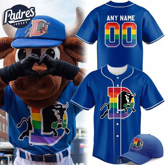 Custom Durham Bulls 2025 Pride Month Limited Edition Baseball Jersey - Padres Jersey Oasis: Elevate Your Baseball Style Game