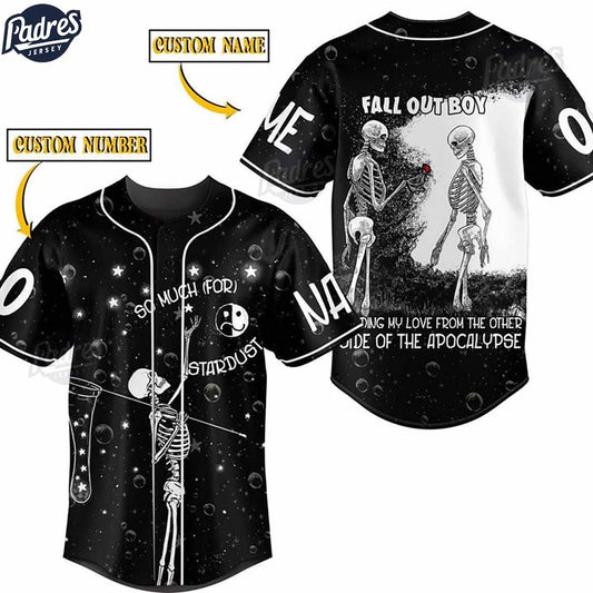 Custom Fall Out Boy Love From The Other Side Baseball Jersey - Padres Jersey Oasis: Elevate Your Baseball Style Game