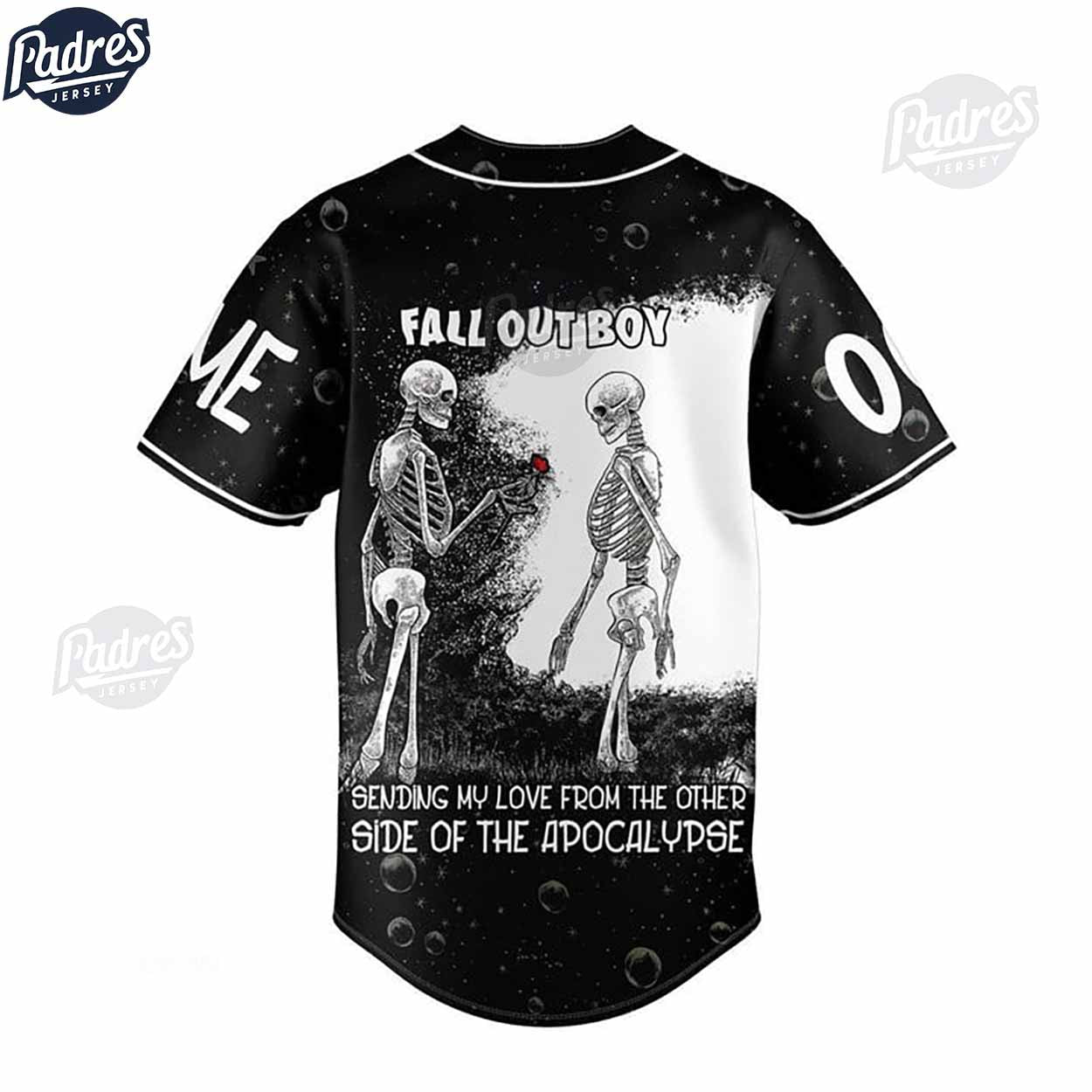 Custom Fall Out Boy Love From The Other Side Baseball Jersey - Padres Jersey Oasis: Elevate Your Baseball Style Game