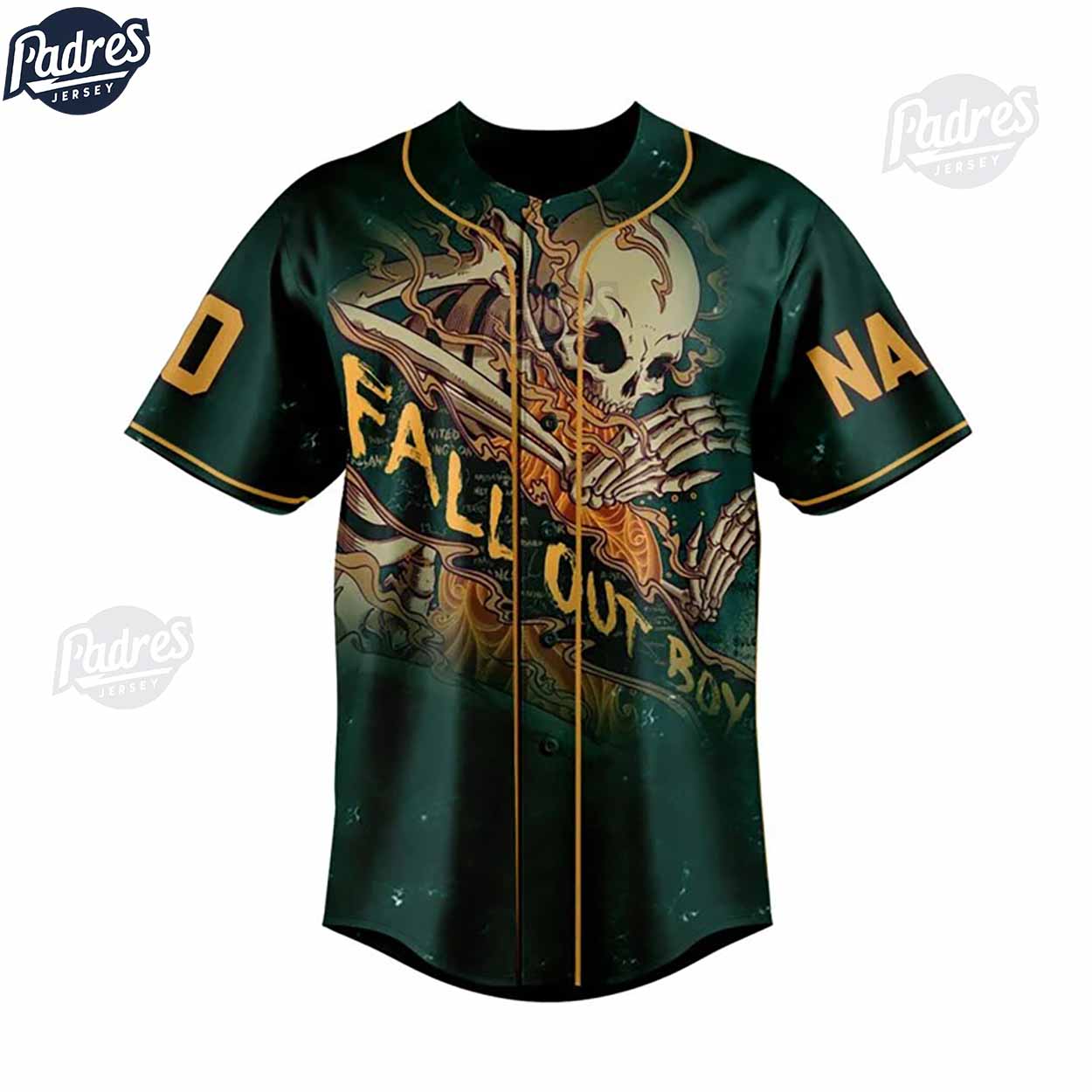 Custom Fall Out Boy We Are The Poisoned Youth Baseball Jersey - Padres Jersey Oasis: Elevate Your Baseball Style Game