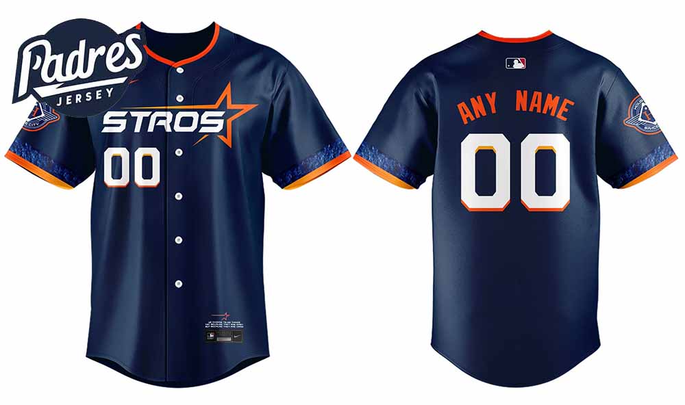Custom Houston Astros Baseball Jersey City Connect 2025 - Padres Jersey Oasis: Elevate Your Baseball Style Game