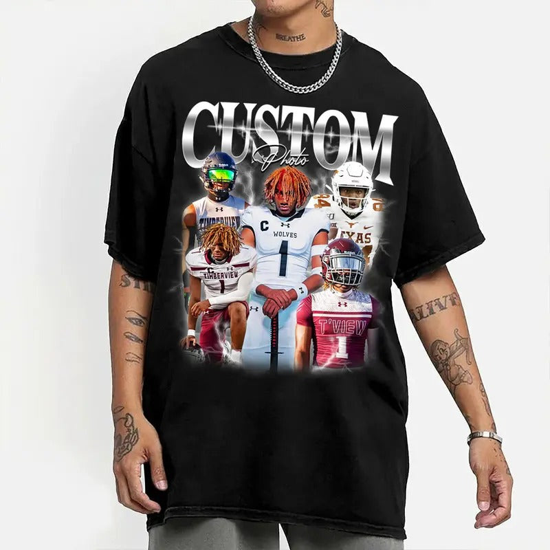 Custom Photos Shirt, Custom Bootleg Rap Tee, Custom Photo - Vintage Graphic 90s Tshirt, Custom Photo Shirt, CUSTOM Your Own Bootleg Idea Here, Insert Your Design Menswear Top Streetwear Crewneck