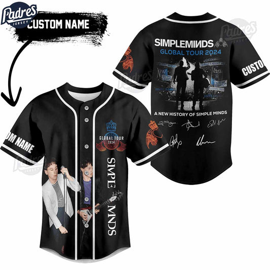 Custom Simple Minds Global Tour 2024 Baseball Jersey Style - Padres Jersey Oasis: Elevate Your Baseball Style Game