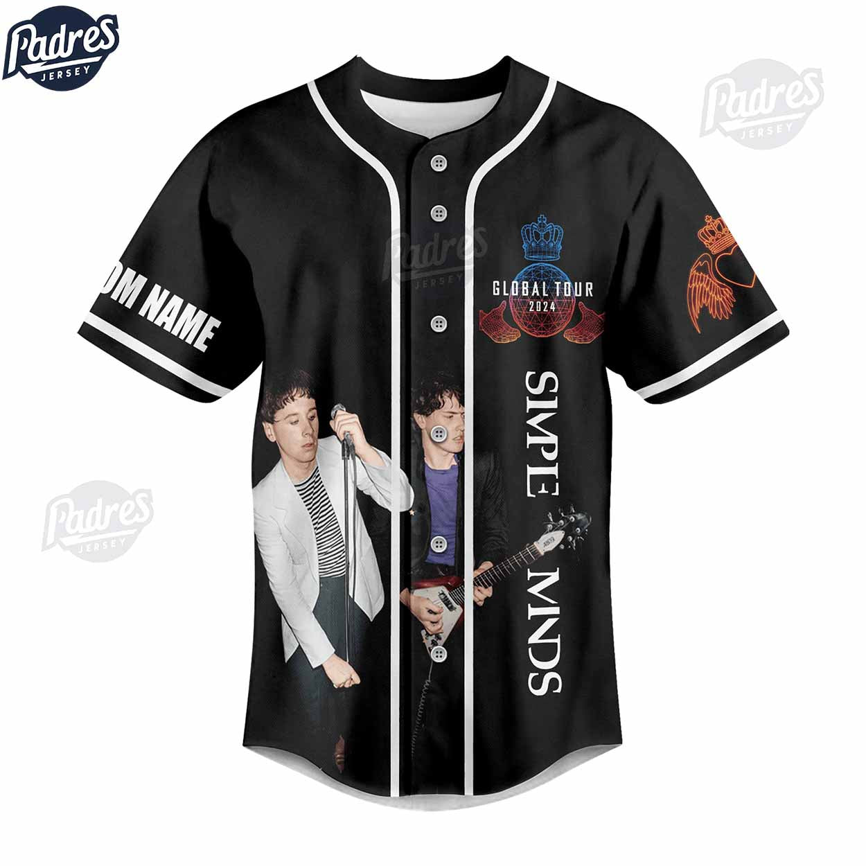 Custom Simple Minds Global Tour 2024 Baseball Jersey Style - Padres Jersey Oasis: Elevate Your Baseball Style Game
