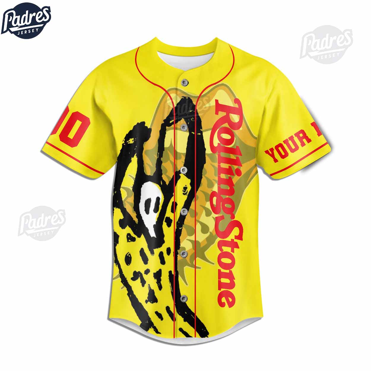 Custom The Rolling Stones Voodoo Lounge Tour Baseball Jersey Style - Padres Jersey Oasis: Elevate Your Baseball Style Game