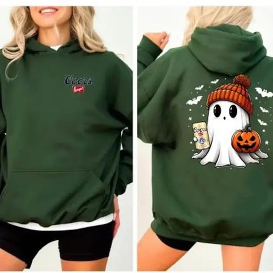 Cute Ghost on Halloween, Halloween shirt , Halloween Gift, Holliday Gift, Hoodie & Sweater, Perfect Gift, Favorite Drink, Favorite Beer  T-shirt, sweater and Hoodie
