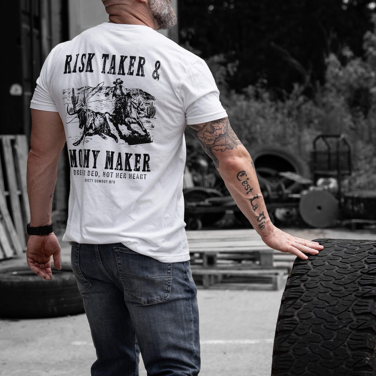 Risk Taker & Mommy Maker Men's T-Shirt