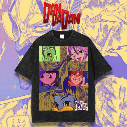 Dandadan Anime Custom Anime Shirt, Vintage Anime Shirt, Retro Anime Shirt, Graphic Anime Unisex Shirt, Cool Colors, Brighten Up