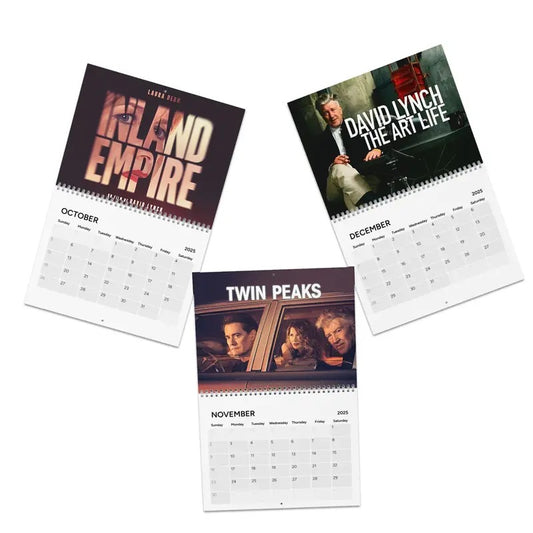 David Lynch Calendar, David Lynch wall calendar, Twin Peaks , Directed By David Lynch