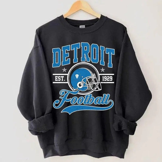 Detroit Football Shirt, Vintage Style Detroit Football shirt, Sunday Football