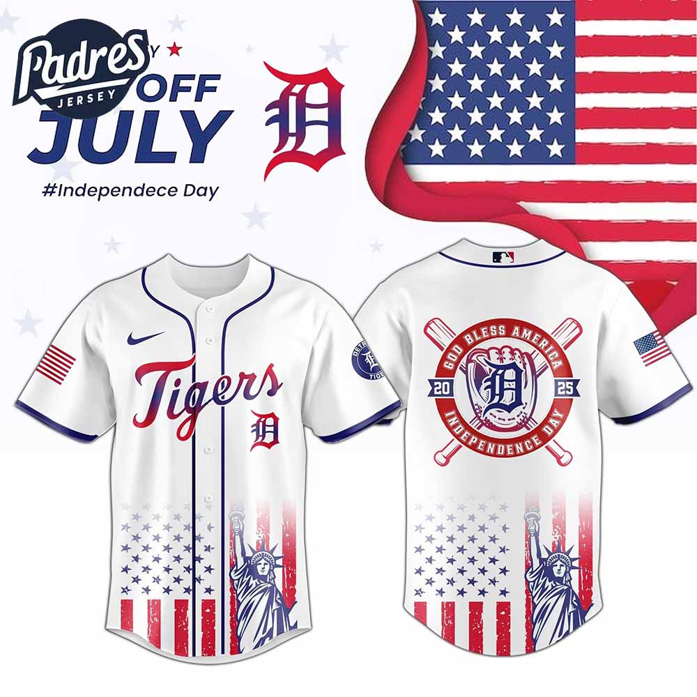 Detroit Tigers Special Independence Day 2025 Baseball Jersey - Padres Jersey Oasis: Elevate Your Baseball Style Game