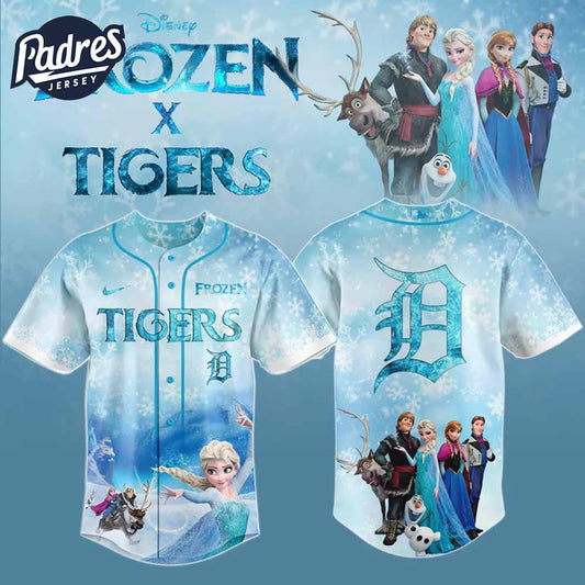 Detroit Tigers x Frozen Baseball Jersey 2025 - Padres Jersey Oasis: Elevate Your Baseball Style Game