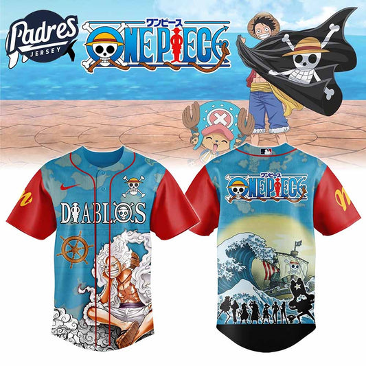 Diablos Rojos del Mexico x One Piece 2025 Baseball Jersey - Padres Jersey Oasis: Elevate Your Baseball Style Game