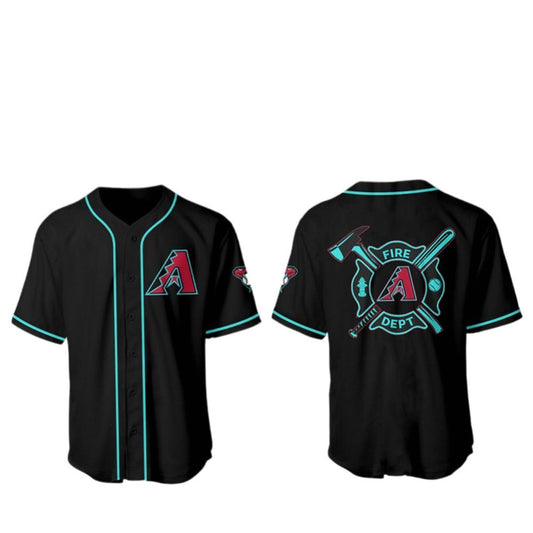 Diamondbacks Firefighter Appreciation Night 2025 Jersey - Grishko.com