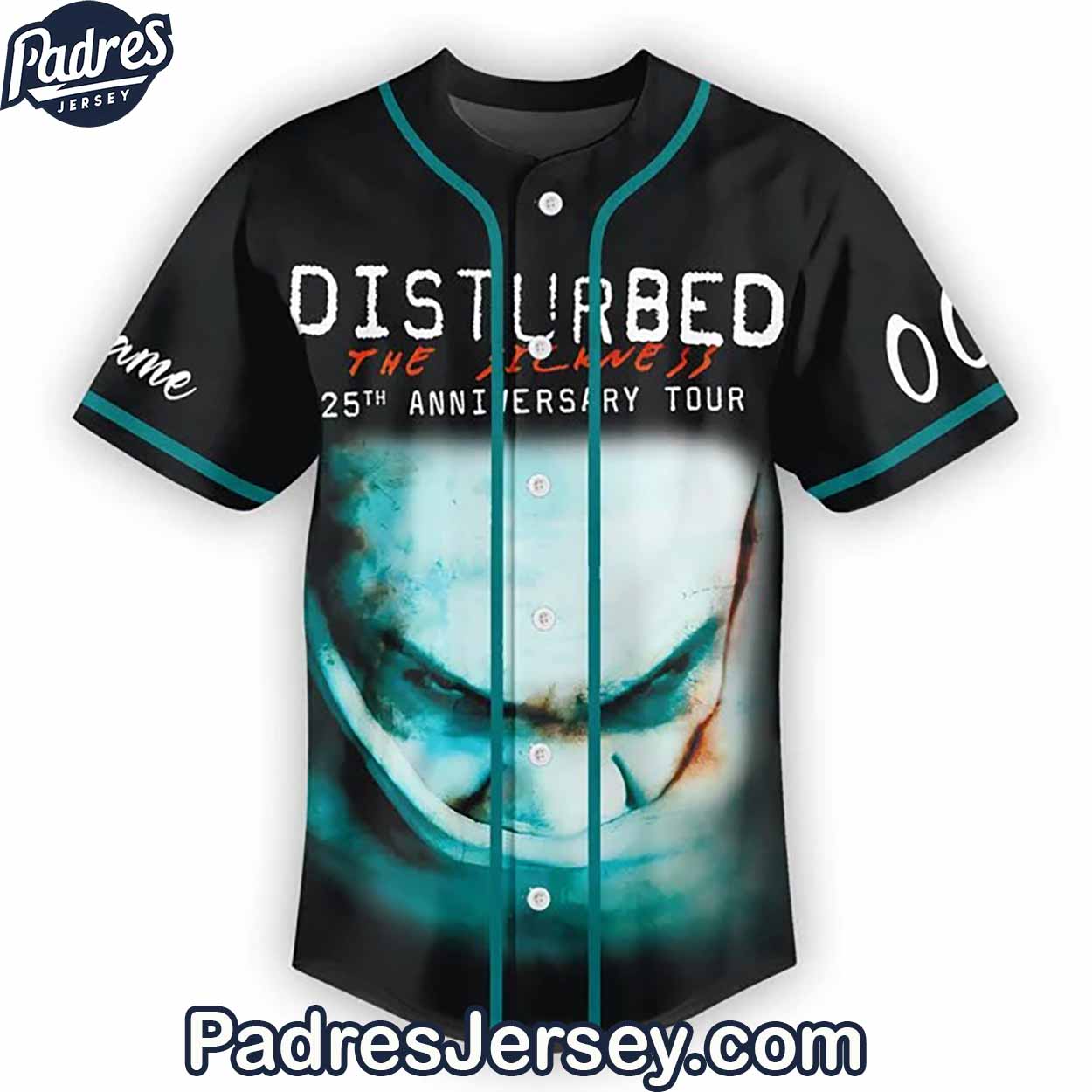 Disturbed The Sickness 25th Tour Baseball Jersey Outfit - Padres Jersey Oasis: Elevate Your Baseball Style Game
