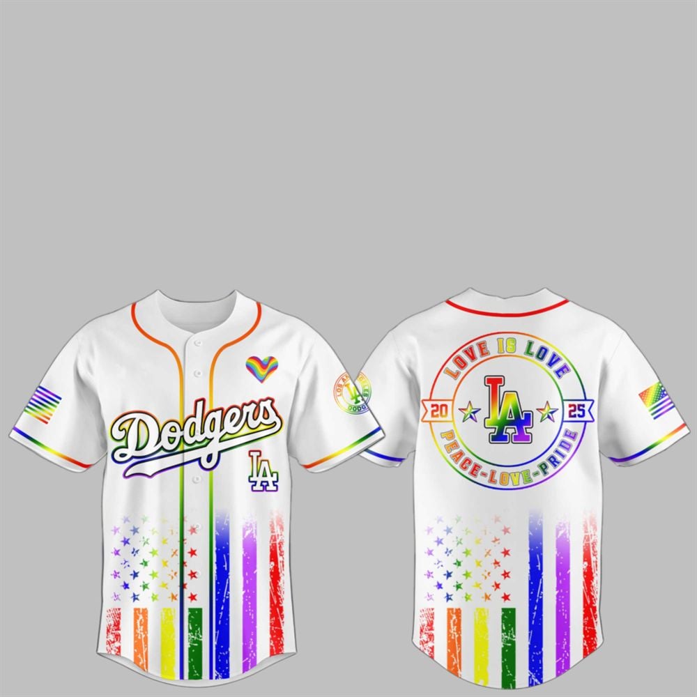 Dodgers Happy Pride Month Jersey 2025 - Grishko.com