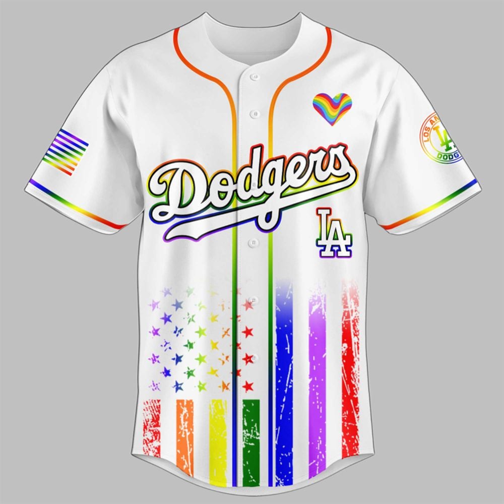 Dodgers Happy Pride Month Jersey 2025 - Grishko.com