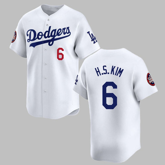 Dodgers Hyeseong Kim Baseball Jersey 2025 - Grishko.com