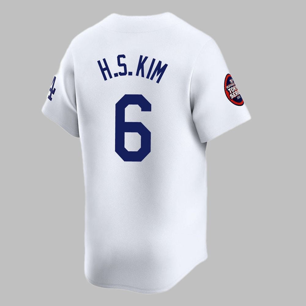 Dodgers Hyeseong Kim Baseball Jersey 2025 - Grishko.com