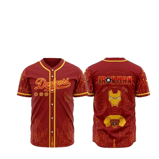 Dodgers Iron Man Jersey 2025 - Grishko.com