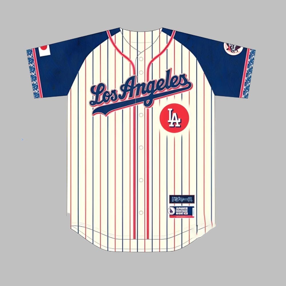 Dodgers Japanese Heritage Jersey 2025 Giveaways - Grishko.com