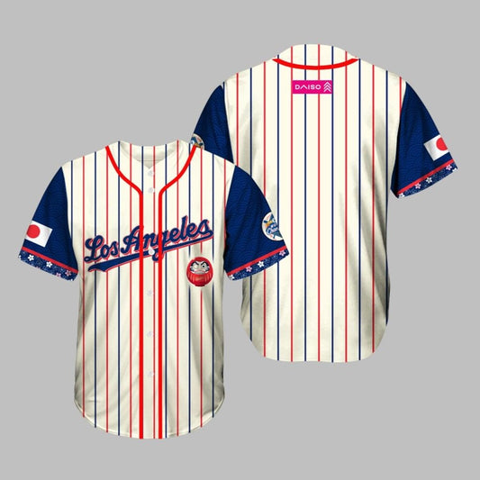 Dodgers Japanese Heritage Night 2025 Baseball Jersey - Grishko.com