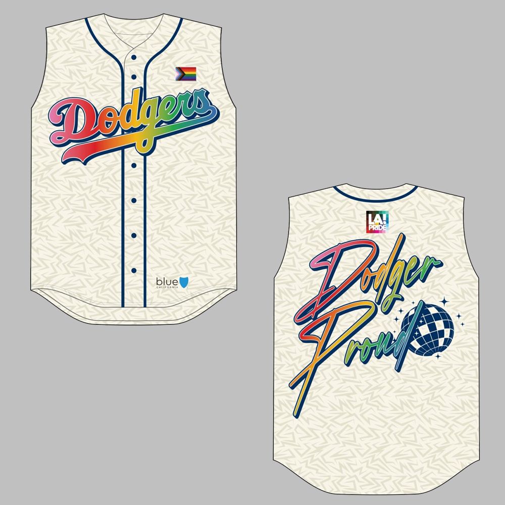 Dodgers LGBTQ+ Pride Night Jersey 2025 Giveaway - Grishko.com