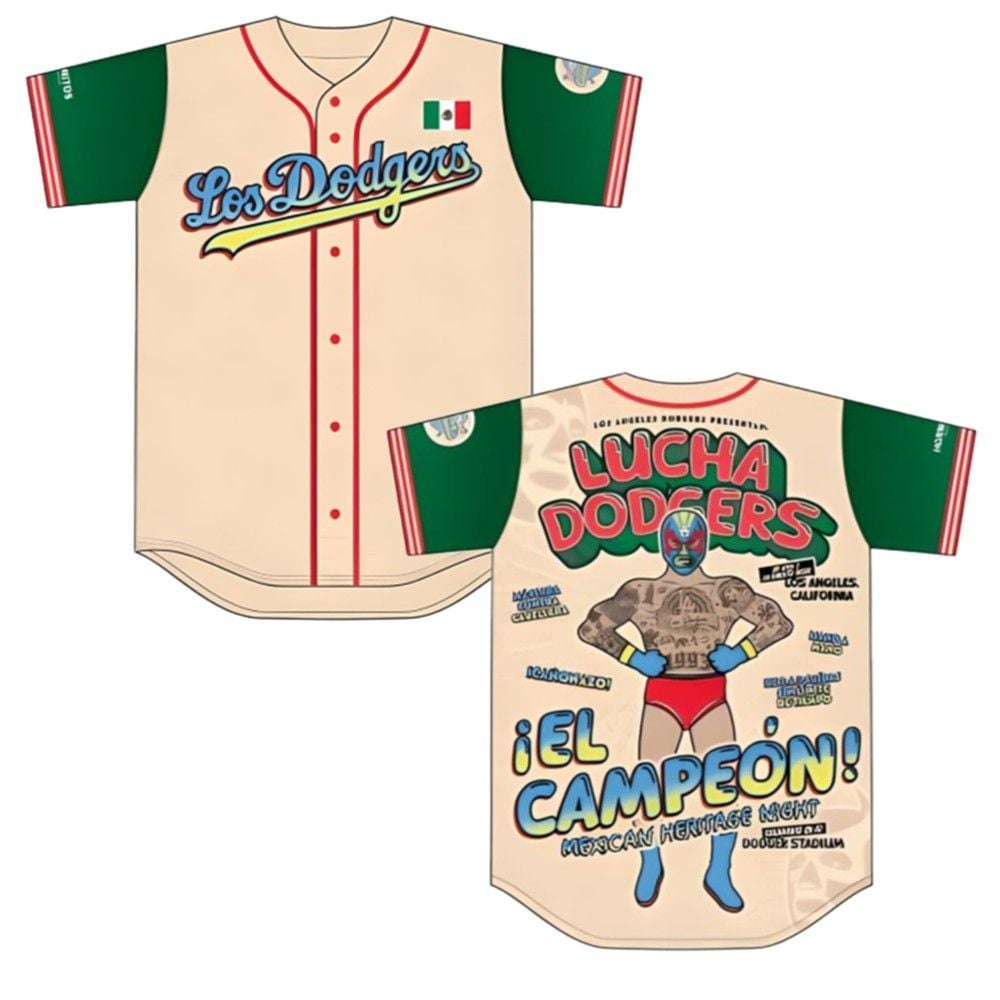 Dodgers Mexican Heritage Night Jersey 2025 - Grishko.com