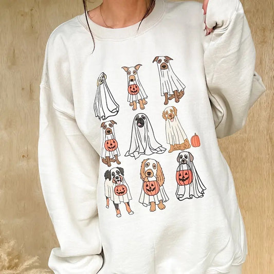 Dog Halloween Graphic Top
