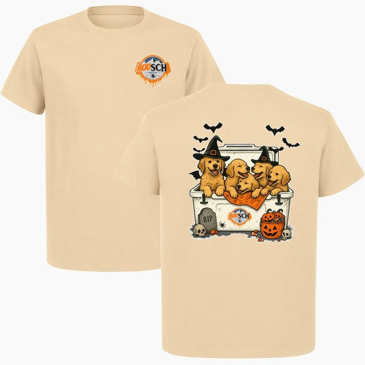 Dogs Beer Tees, Halloween T-Shirt Golden Retriever T-shirt, Halloween Cute Dog Trendy Shirt, Perfect Beer And Dog T-shirt For Women, For Men