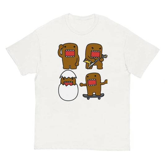 Domo Monsters Shirt, Domo Kun Face T-Shirt, Monster Eyes mouth shirt, Cartoon graphic, AWESOME GIFT Menswear Top