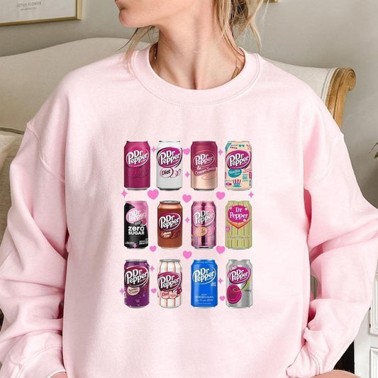 Dr Peper Sweatshirt - Cute Soda Shirt