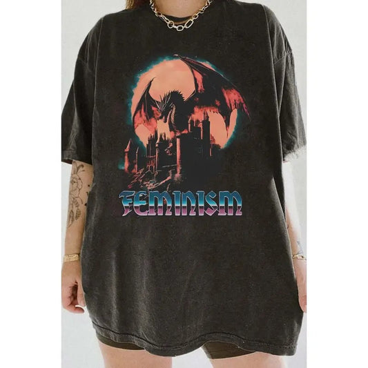 Drag0n Graphic Graphic Tee, Unisex Cotton Shirt