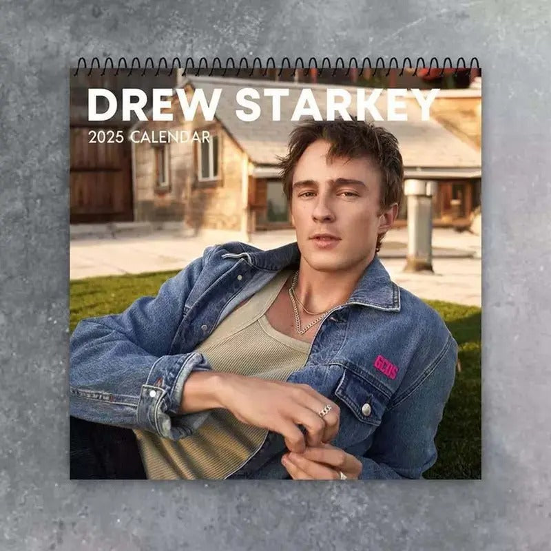Drew Starkey 2025 Wall Calendar Planner, OBX Outerbanks Monthly Planner, OBX  Room Decor, Gift For Her, Celebrity Merchandise, Celebrity Crush Merch